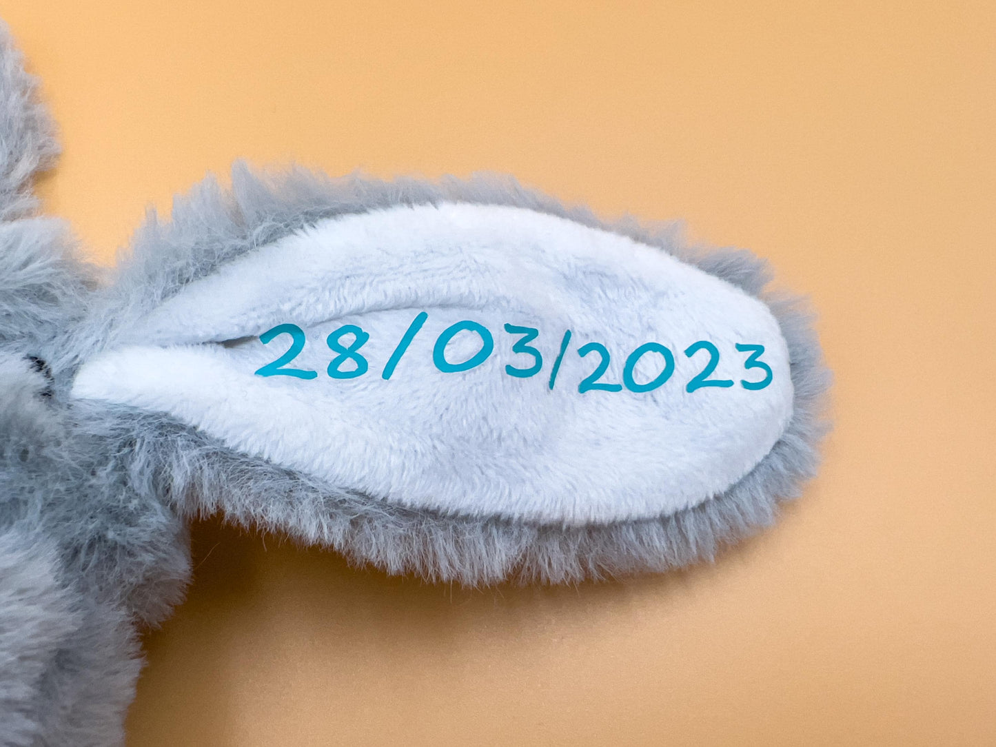 Personalised Baby Comforter Soft Plush Rabbit