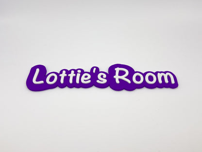 Personalised 3D Name Sign | 7x Colours Available
