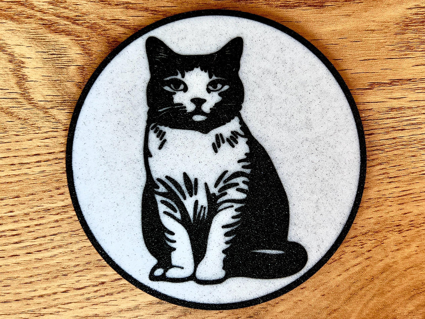 British Shorthair Cat Coaster |  Marble Effect