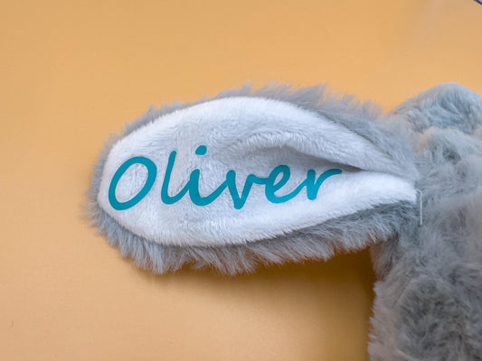 Personalised Baby Comforter Soft Plush Rabbit